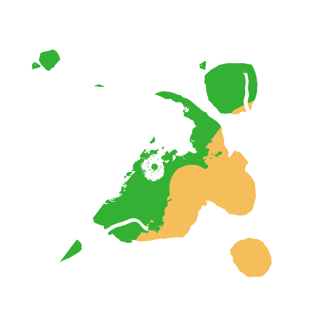 Biome Rust Map: Procedural Map, Size: 2000, Seed: 1367025483