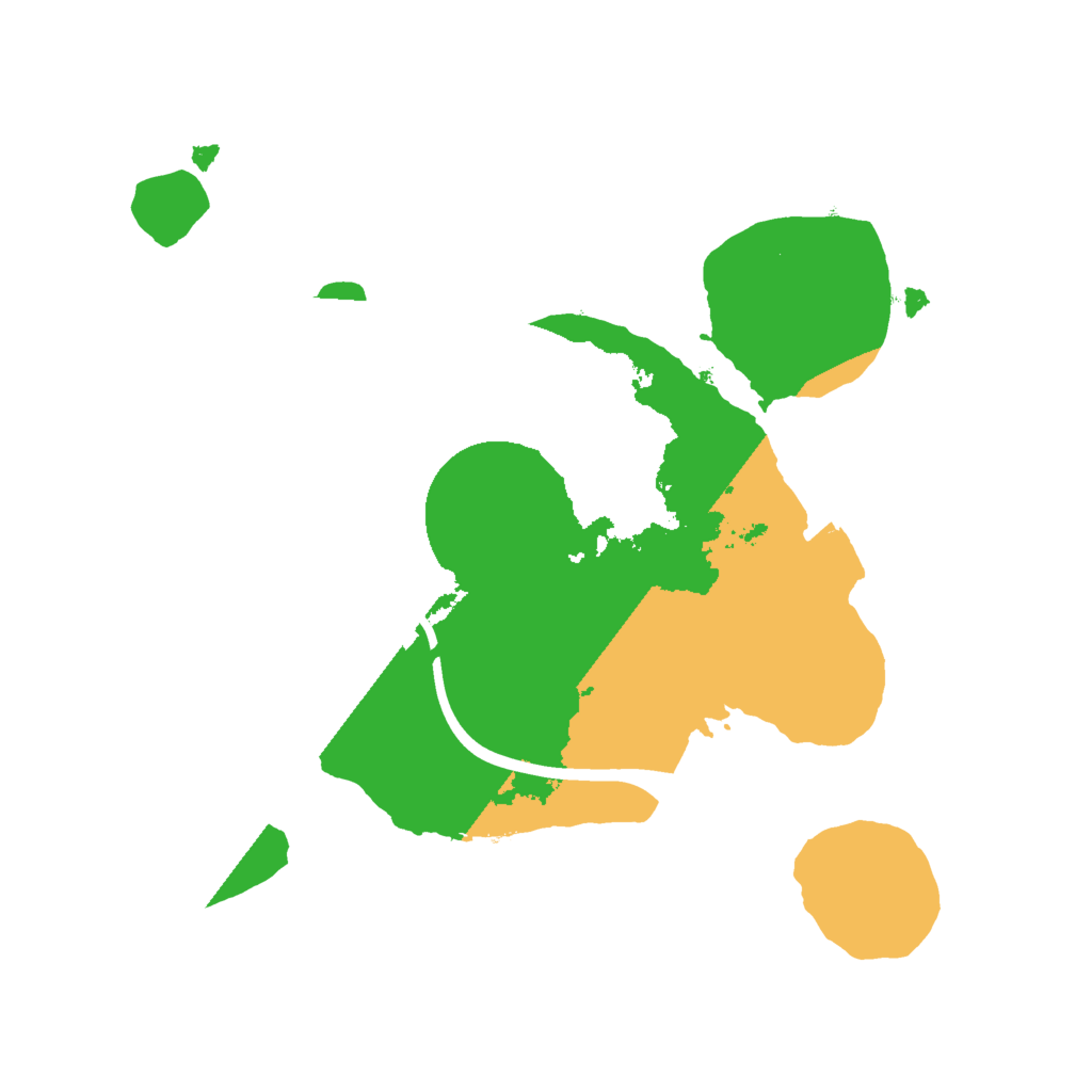 Biome Rust Map: Procedural Map, Size: 2000, Seed: 1367025483