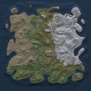 Thumbnail Rust Map: Procedural Map, Size: 4500, Seed: 108763201, 19 Monuments