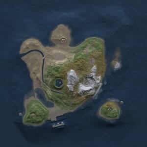 Thumbnail Rust Map: Procedural Map, Size: 1900, Seed: 4, 3 Monuments