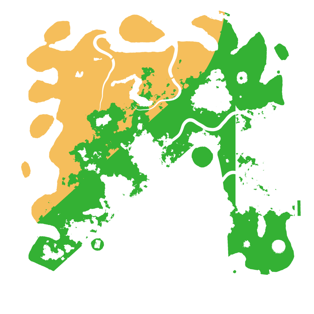 Biome Rust Map: Procedural Map, Size: 4100, Seed: 54459818