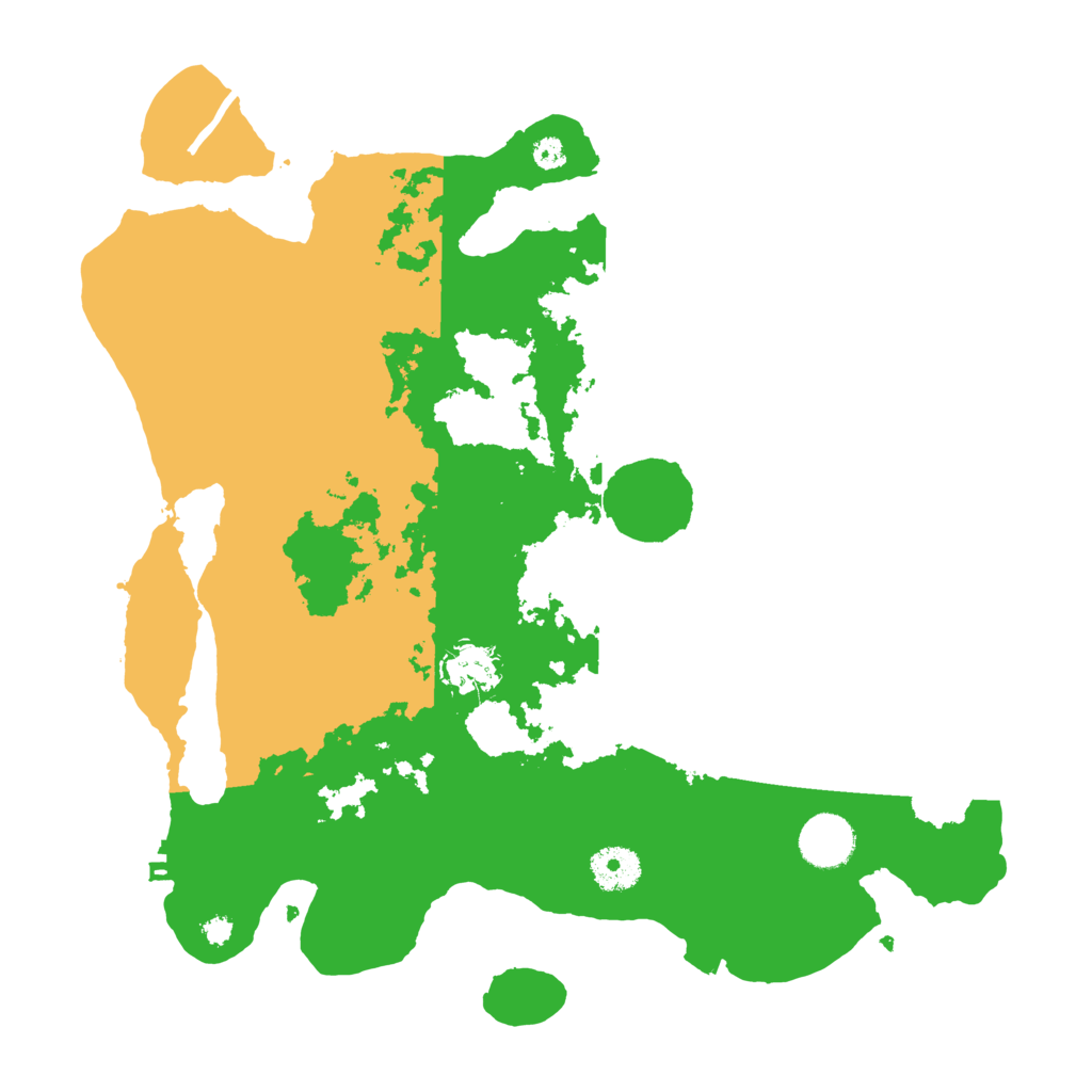 Biome Rust Map: Procedural Map, Size: 3500, Seed: 5925381