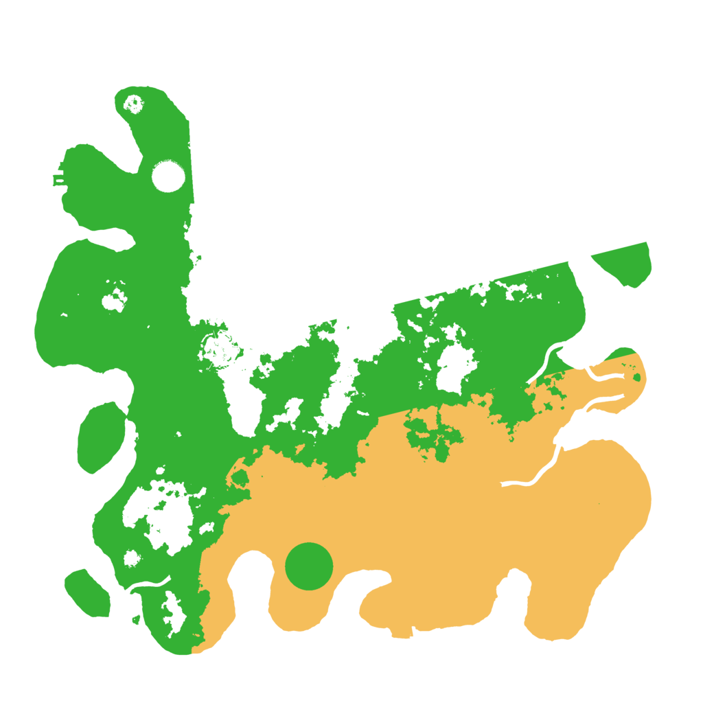 Biome Rust Map: Procedural Map, Size: 3874, Seed: 1