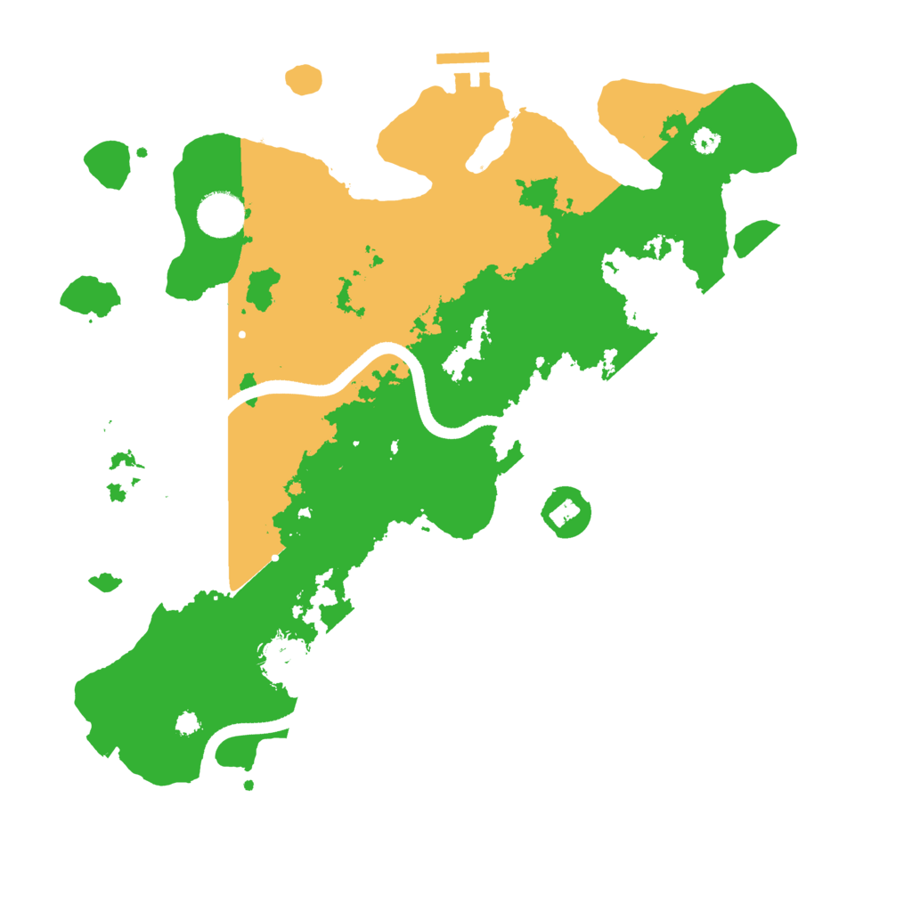 Biome Rust Map: Procedural Map, Size: 3500, Seed: 440012991
