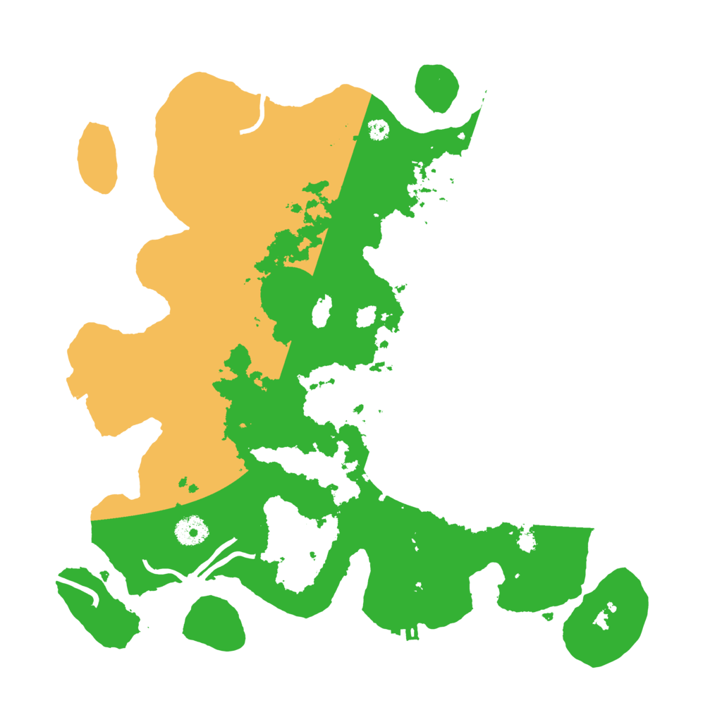 Biome Rust Map: Procedural Map, Size: 3500, Seed: 30971319