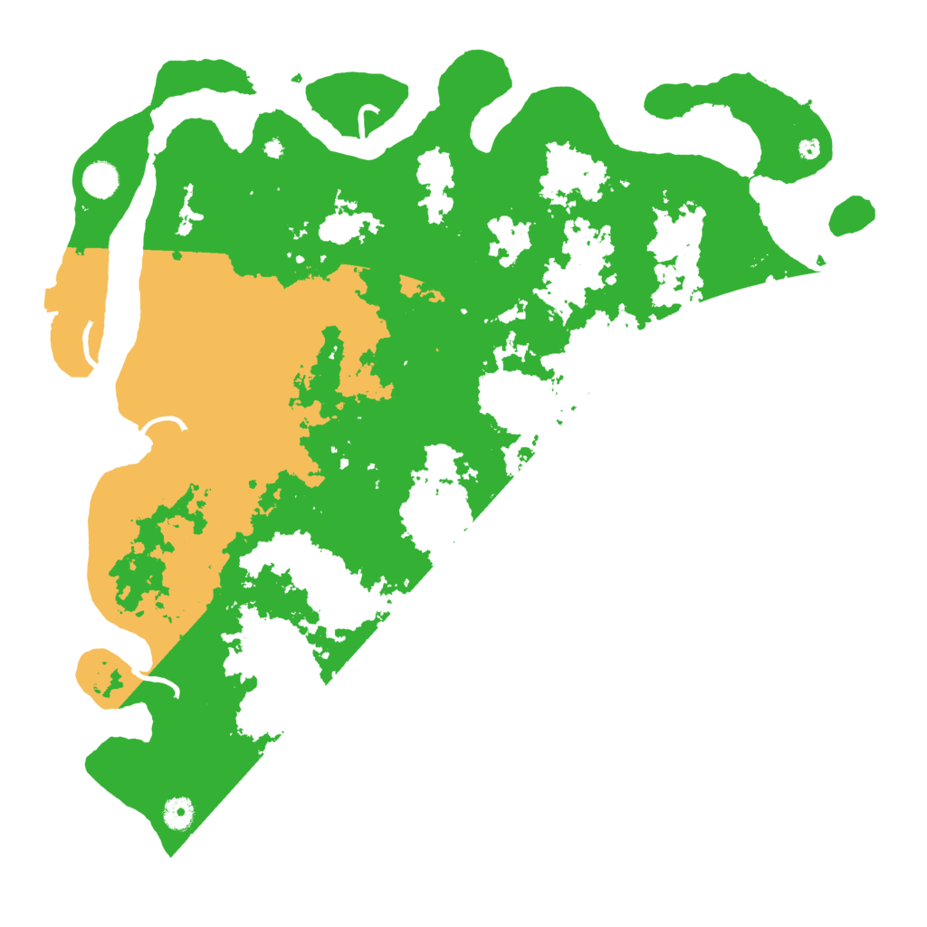 Biome Rust Map: Procedural Map, Size: 4500, Seed: 848482