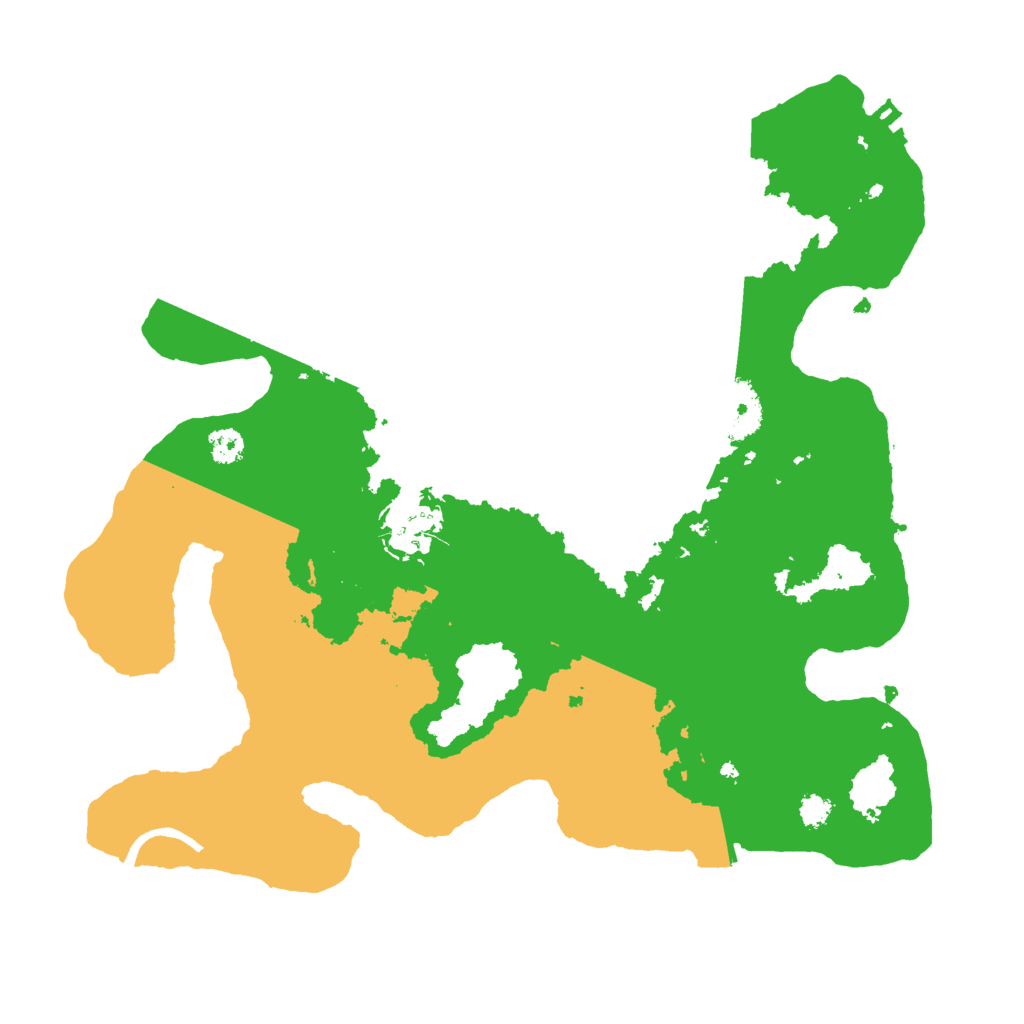 Biome Rust Map: Procedural Map, Size: 3000, Seed: 321654