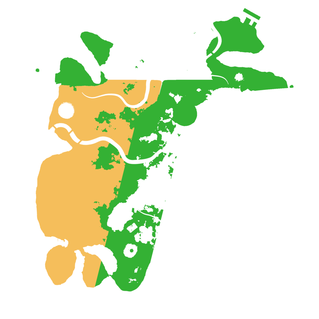 Biome Rust Map: Procedural Map, Size: 3500, Seed: 761355428