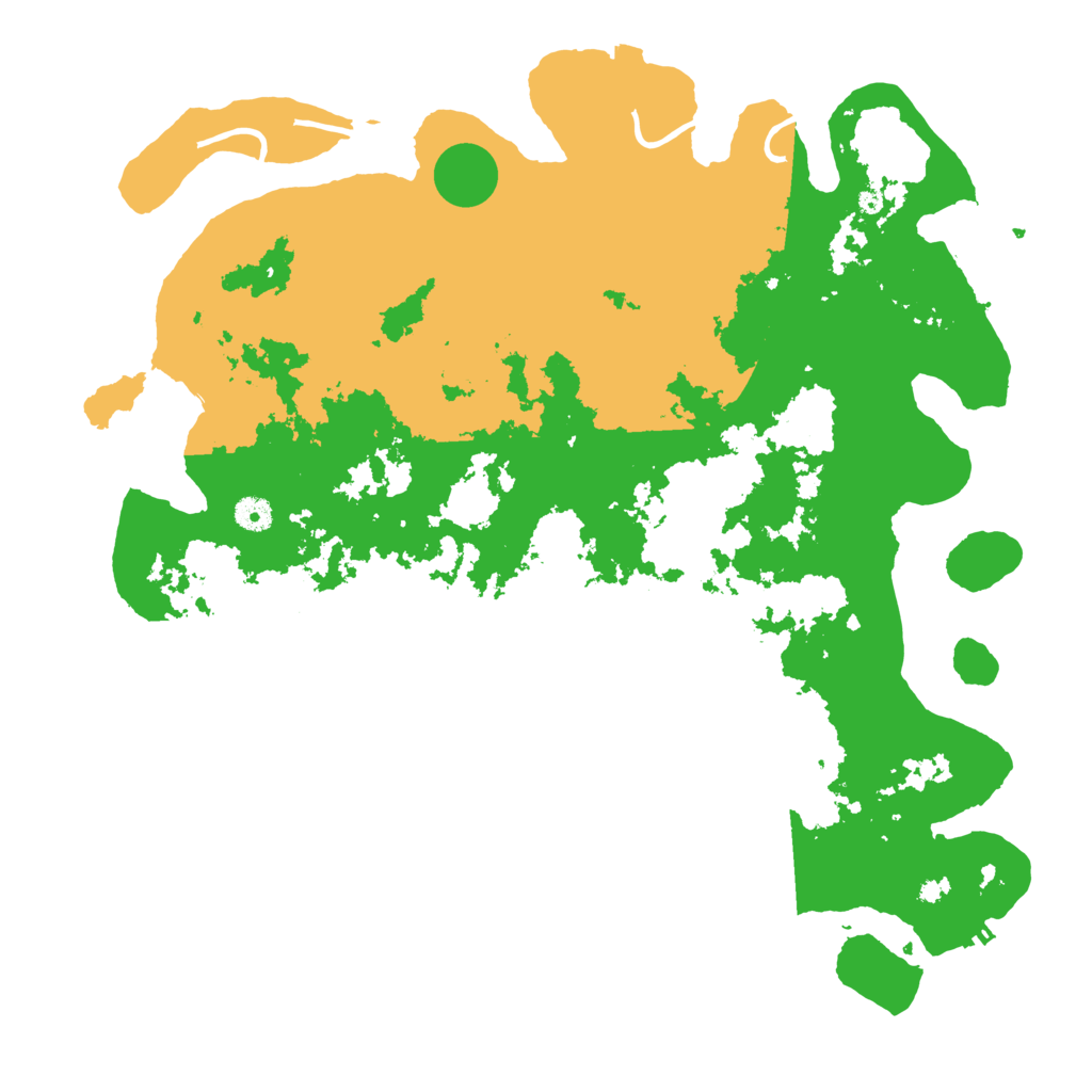 Biome Rust Map: Procedural Map, Size: 4500, Seed: 524598398