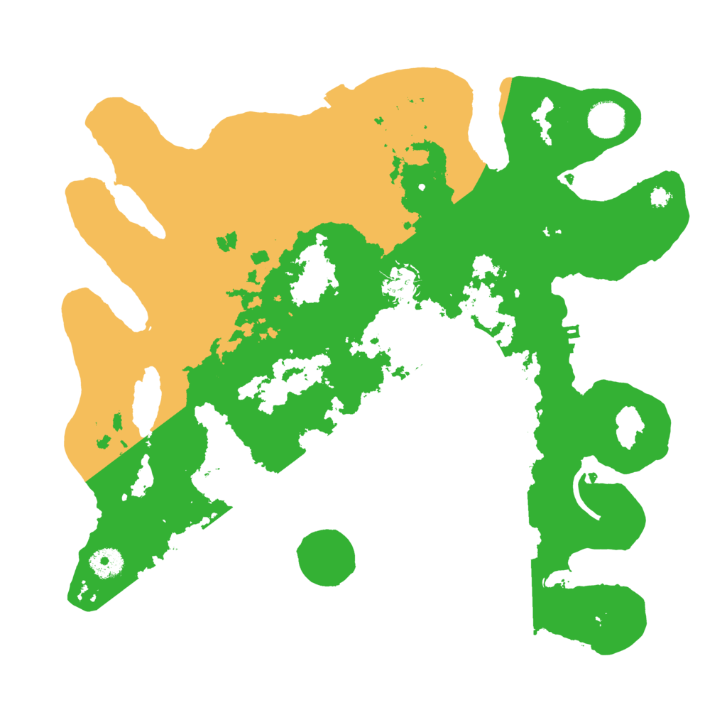 Biome Rust Map: Procedural Map, Size: 3500, Seed: 875188204