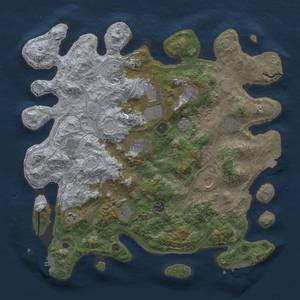 Thumbnail Rust Map: Procedural Map, Size: 4250, Seed: 352869721, 19 Monuments