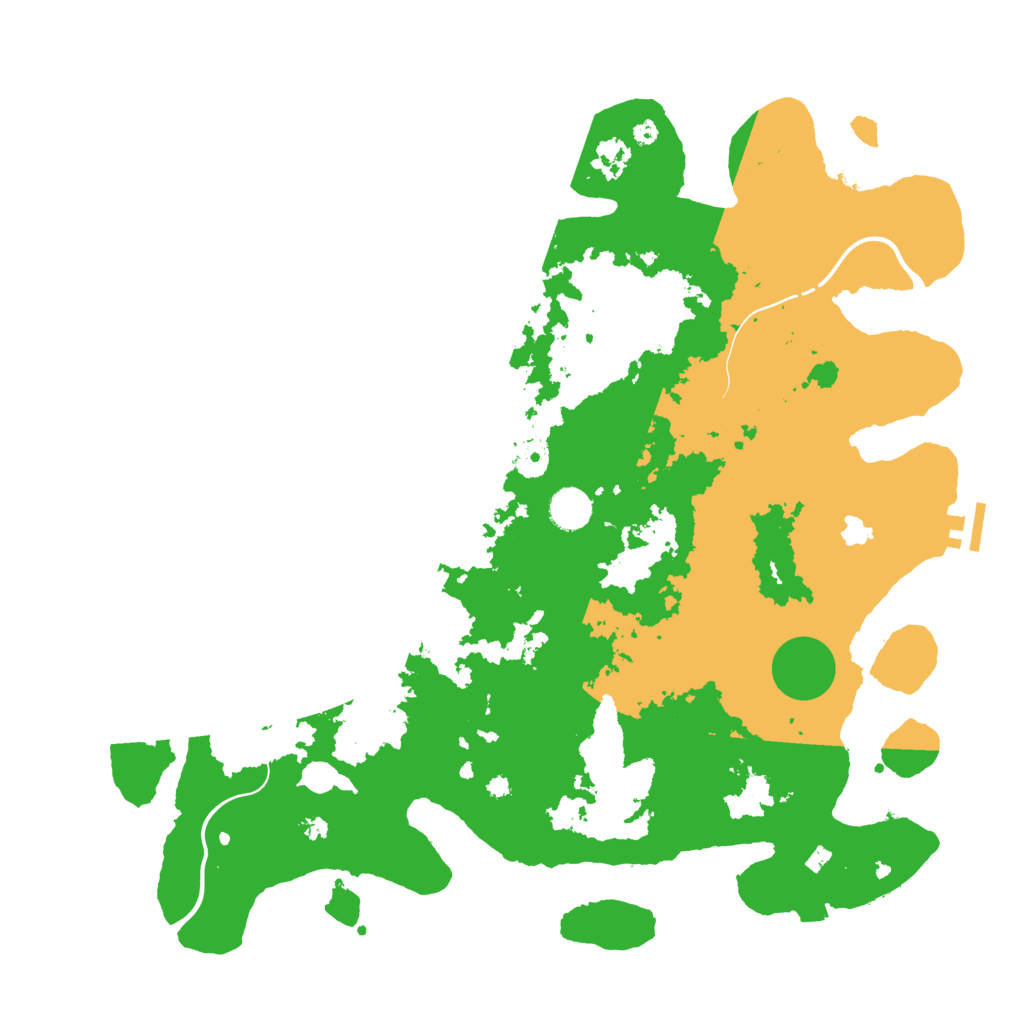 Biome Rust Map: Procedural Map, Size: 4250, Seed: 352869721