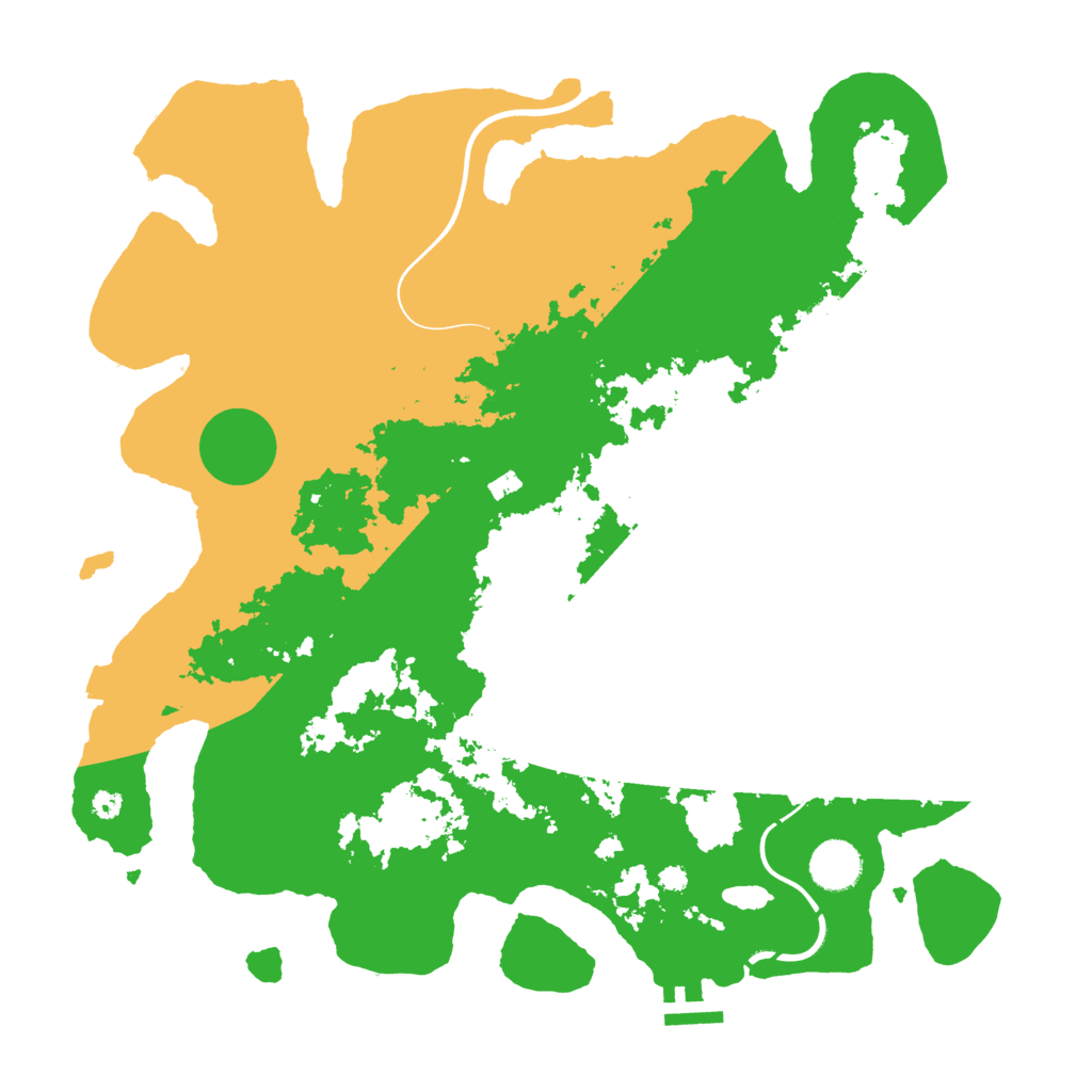 Biome Rust Map: Procedural Map, Size: 3750, Seed: 574097