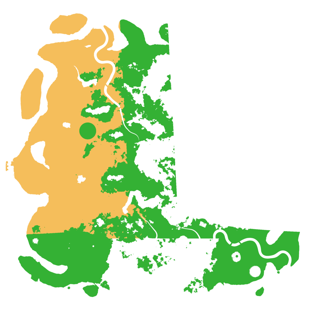 Biome Rust Map: Procedural Map, Size: 5000, Seed: 150224