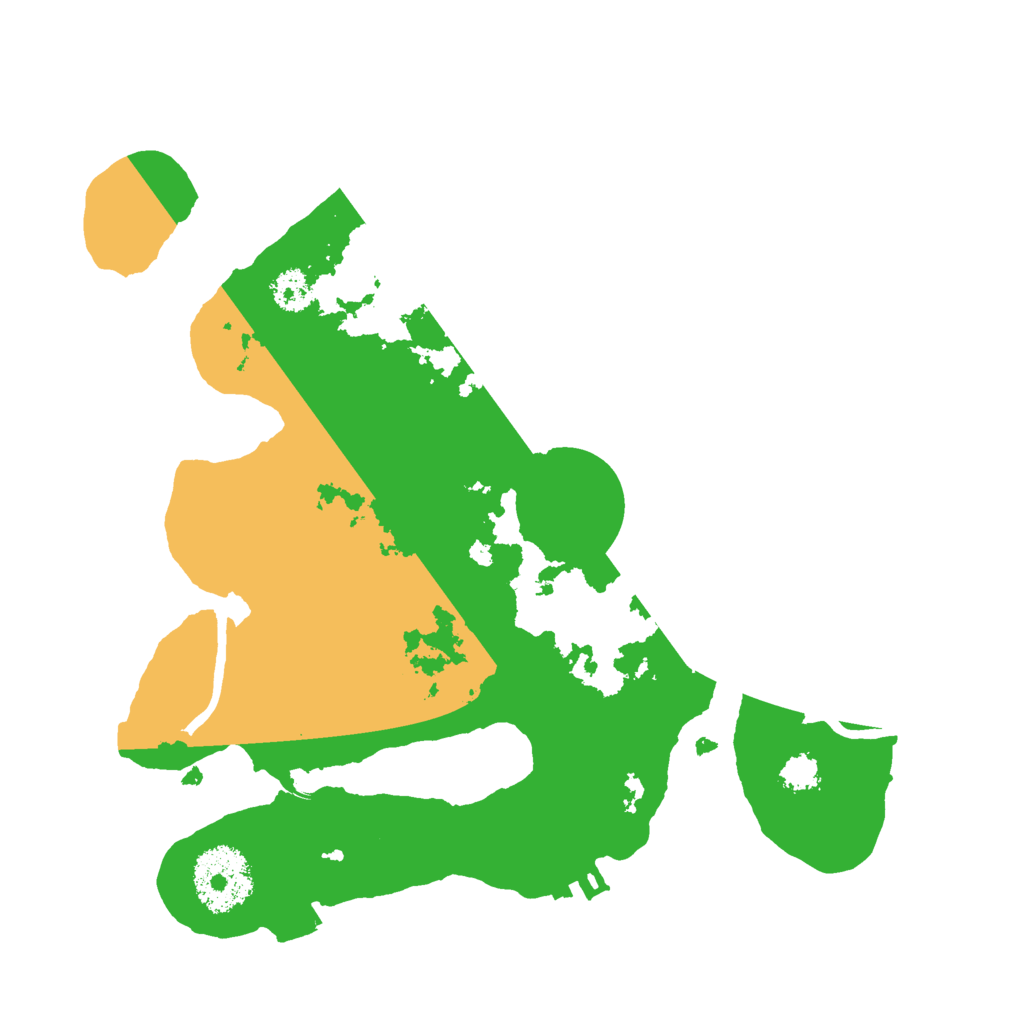 Biome Rust Map: Procedural Map, Size: 2500, Seed: 502982255