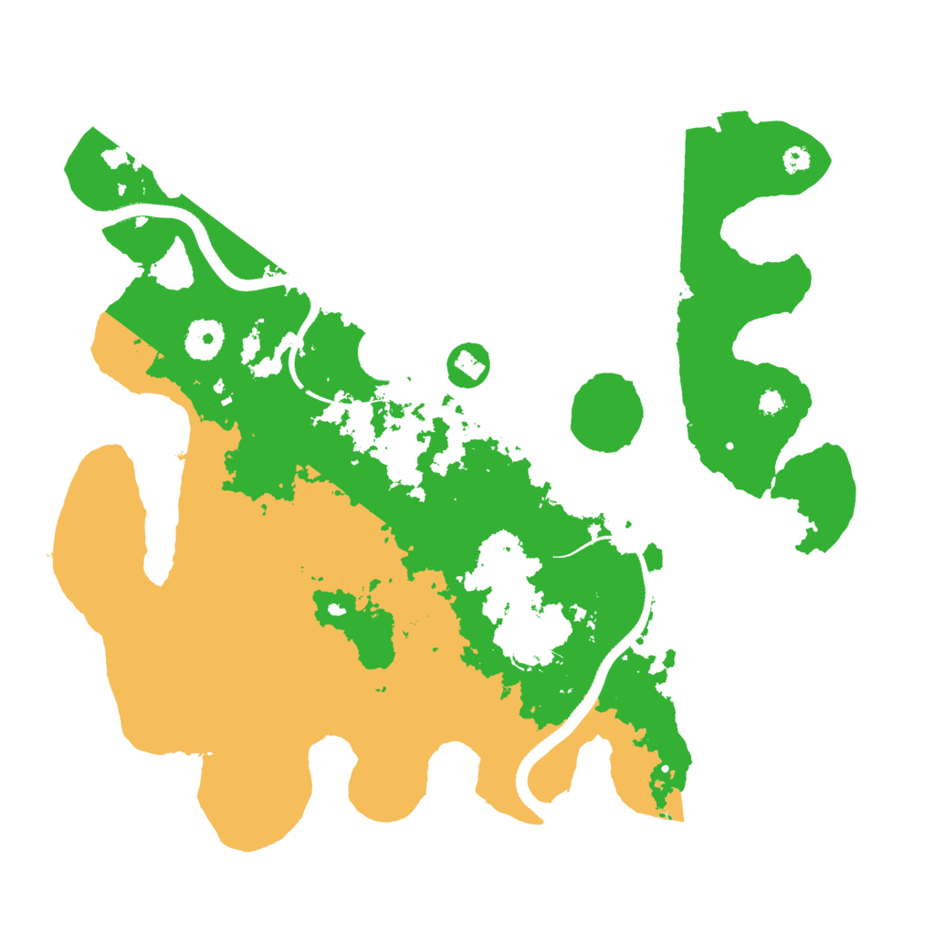 Biome Rust Map: Procedural Map, Size: 3500, Seed: 1516106765