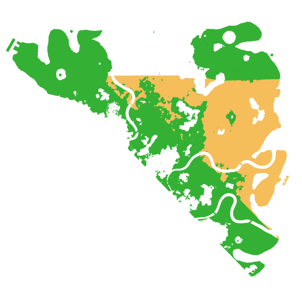 Biome Rust Map: Procedural Map, Size: 4250, Seed: 8290667