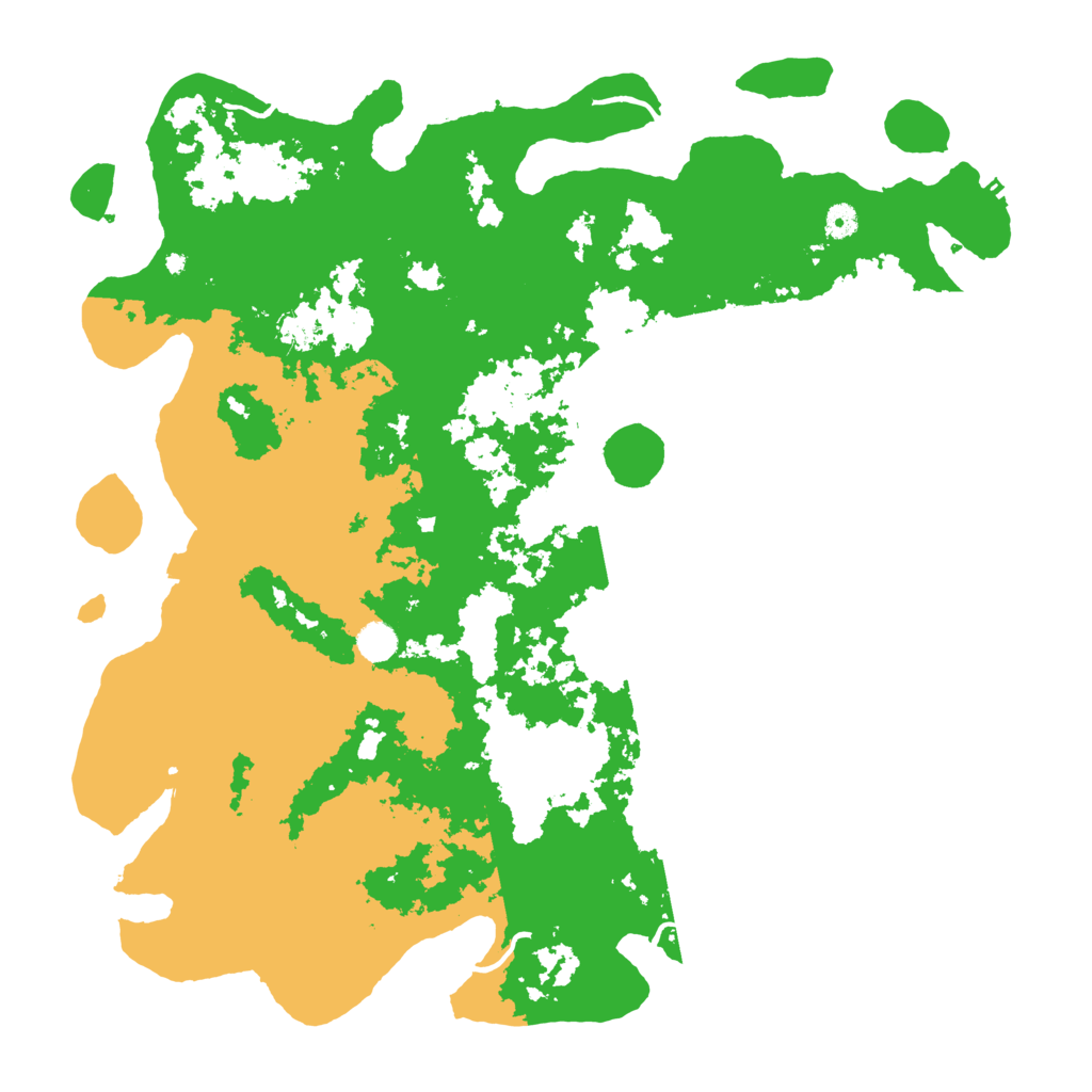 Biome Rust Map: Procedural Map, Size: 4908, Seed: 6611379