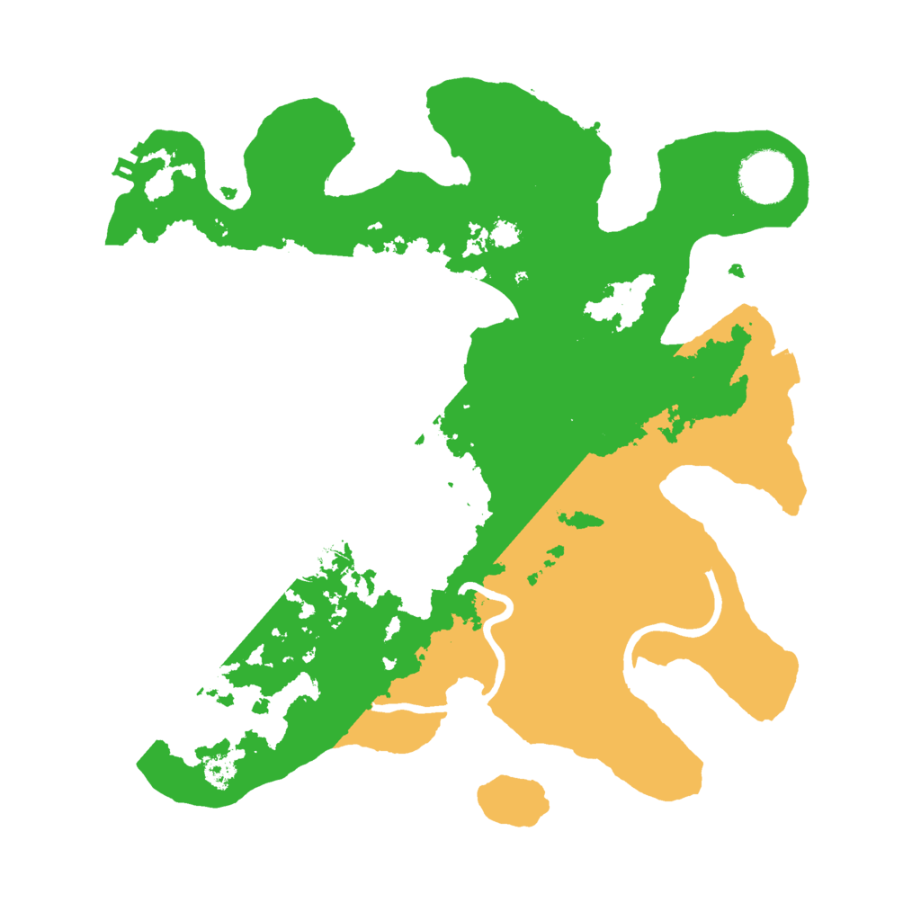 Biome Rust Map: Procedural Map, Size: 3000, Seed: 49489411