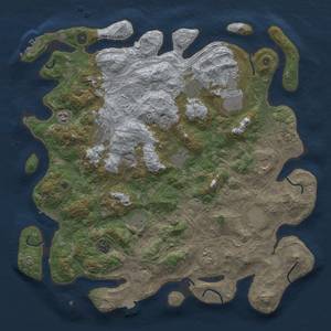 Thumbnail Rust Map: Procedural Map, Size: 4500, Seed: 1999215870, 19 Monuments