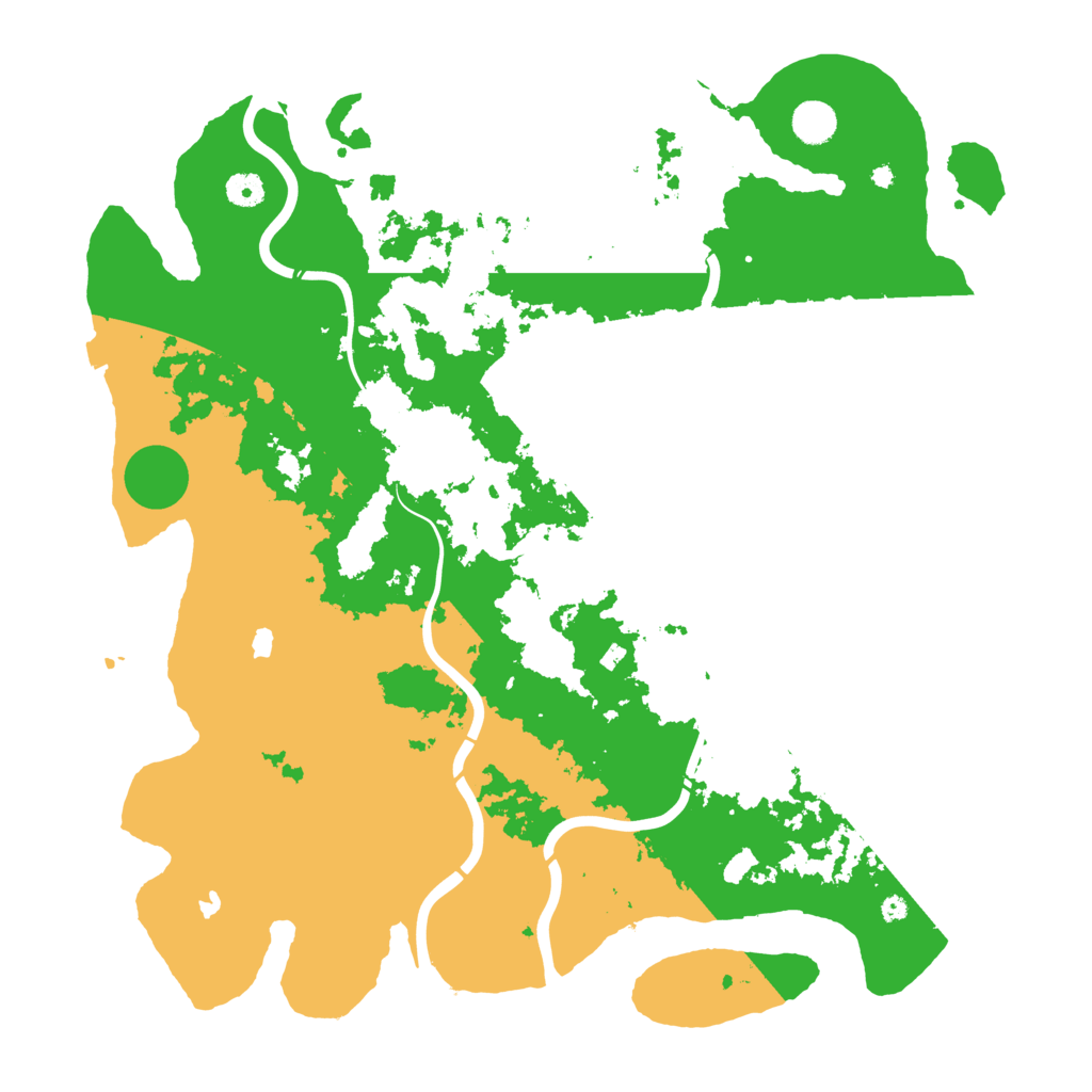 Biome Rust Map: Procedural Map, Size: 4500, Seed: 198347