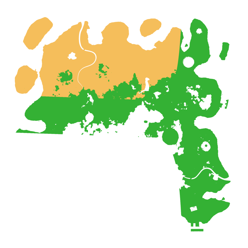 Biome Rust Map: Procedural Map, Size: 4000, Seed: 455549717