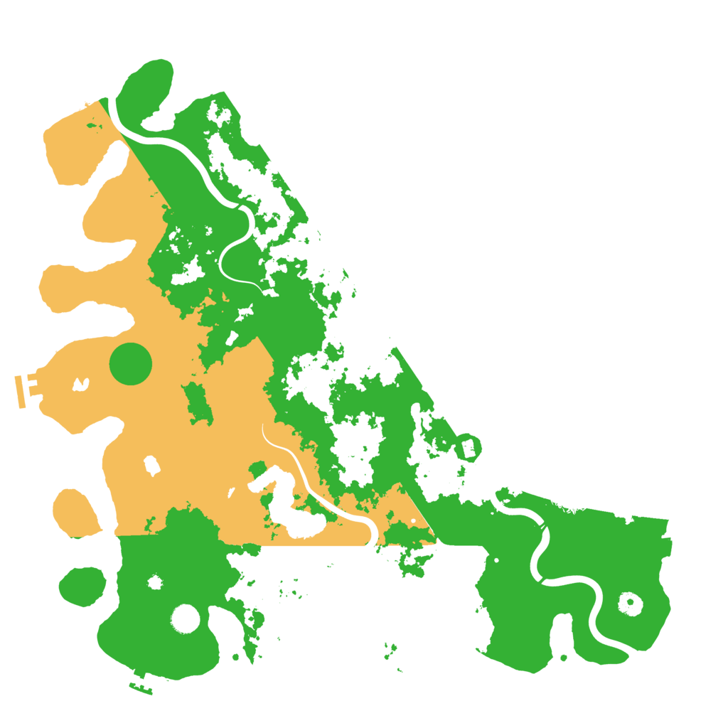 Biome Rust Map: Procedural Map, Size: 4500, Seed: 125730785