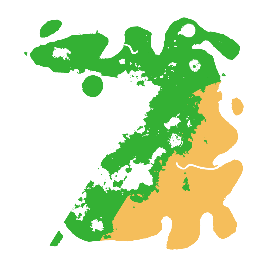 Biome Rust Map: Procedural Map, Size: 3500, Seed: 54373474
