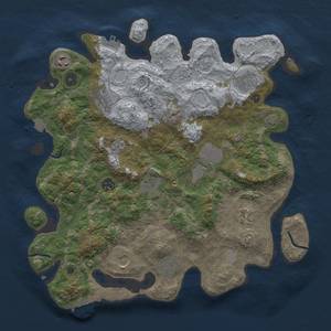 Thumbnail Rust Map: Procedural Map, Size: 3800, Seed: 117427125, 18 Monuments