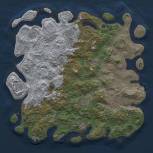 Thumbnail Rust Map: Procedural Map, Size: 4800, Seed: 1804149273, 19 Monuments