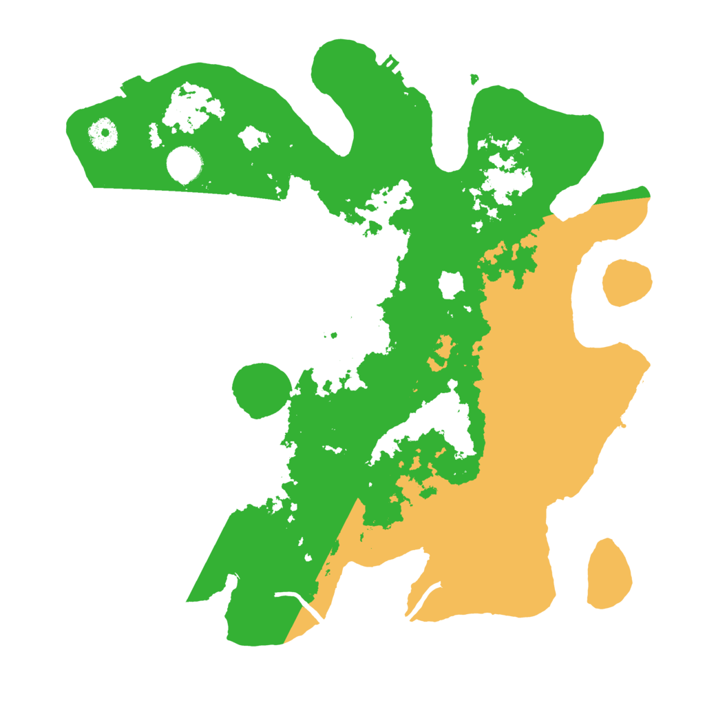 Biome Rust Map: Procedural Map, Size: 3500, Seed: 2052271371