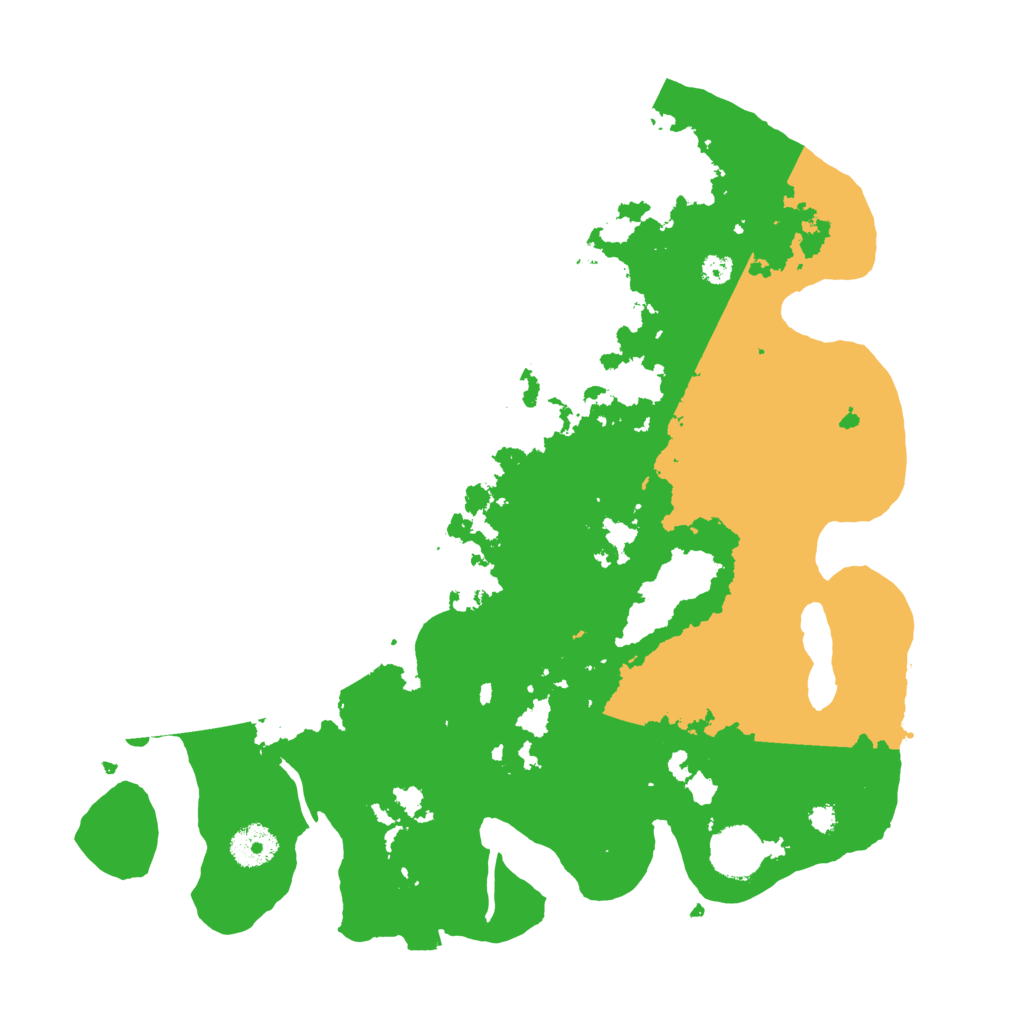 Biome Rust Map: Procedural Map, Size: 3500, Seed: 467478