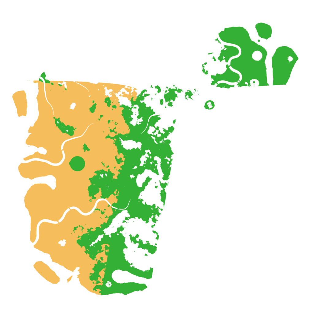Biome Rust Map: Procedural Map, Size: 5500, Seed: 952711822