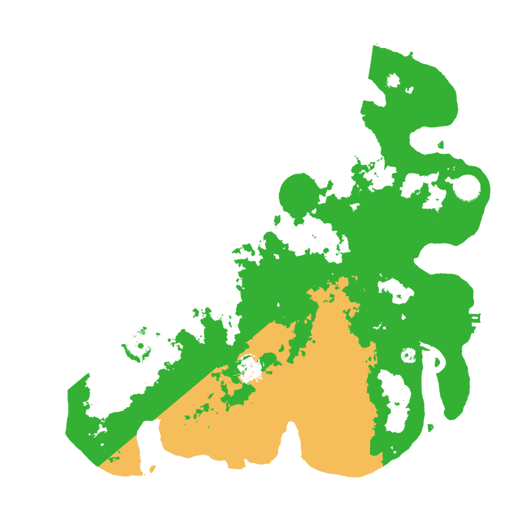 Biome Rust Map: Procedural Map, Size: 3500, Seed: 970233910