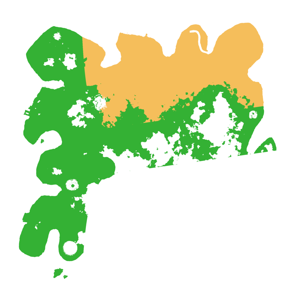 Biome Rust Map: Procedural Map, Size: 3800, Seed: 211591525
