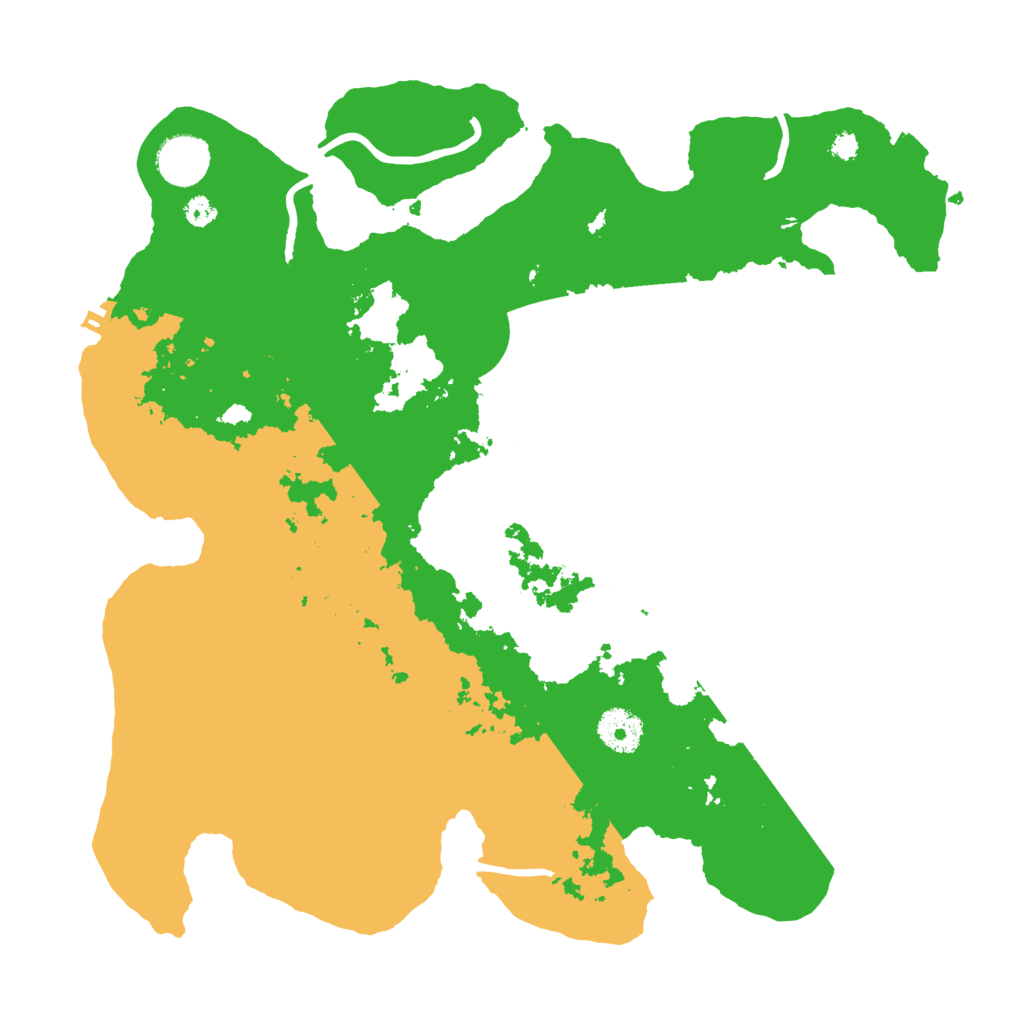 Biome Rust Map: Procedural Map, Size: 3500, Seed: 15001920