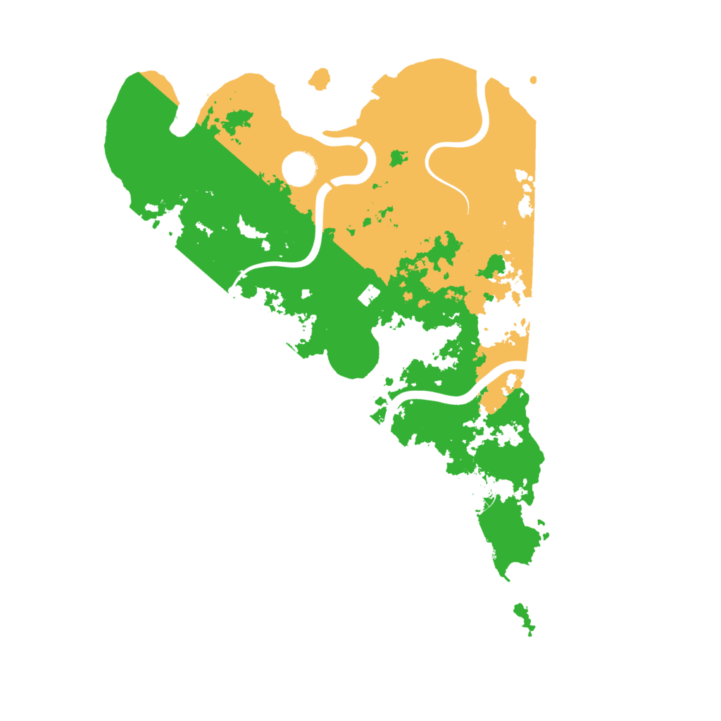 Biome Rust Map: Procedural Map, Size: 3700, Seed: 1656244574