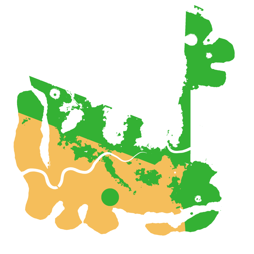 Biome Rust Map: Procedural Map, Size: 3800, Seed: 440330815