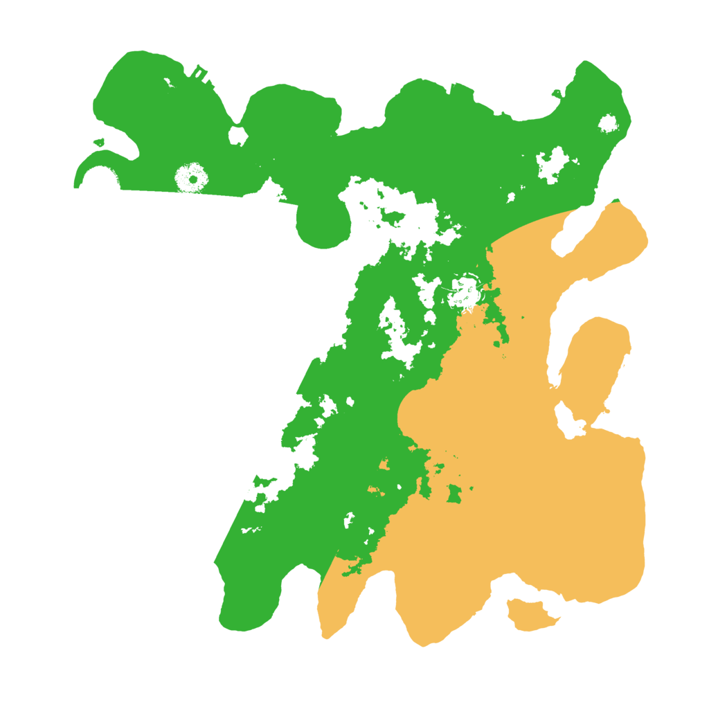 Biome Rust Map: Procedural Map, Size: 3500, Seed: 6246846