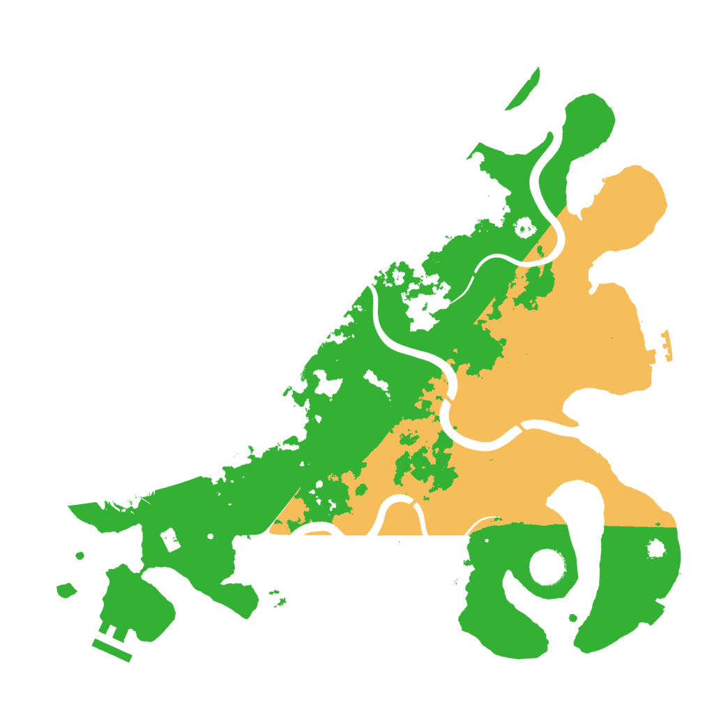 Biome Rust Map: Procedural Map, Size: 3500, Seed: 2131231313