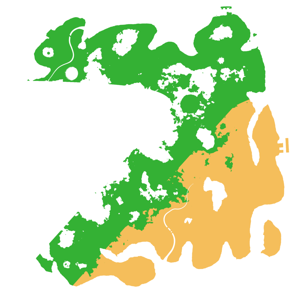 Biome Rust Map: Procedural Map, Size: 4250, Seed: 12017