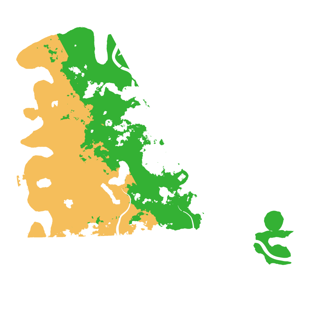Biome Rust Map: Procedural Map, Size: 4500, Seed: 10445575