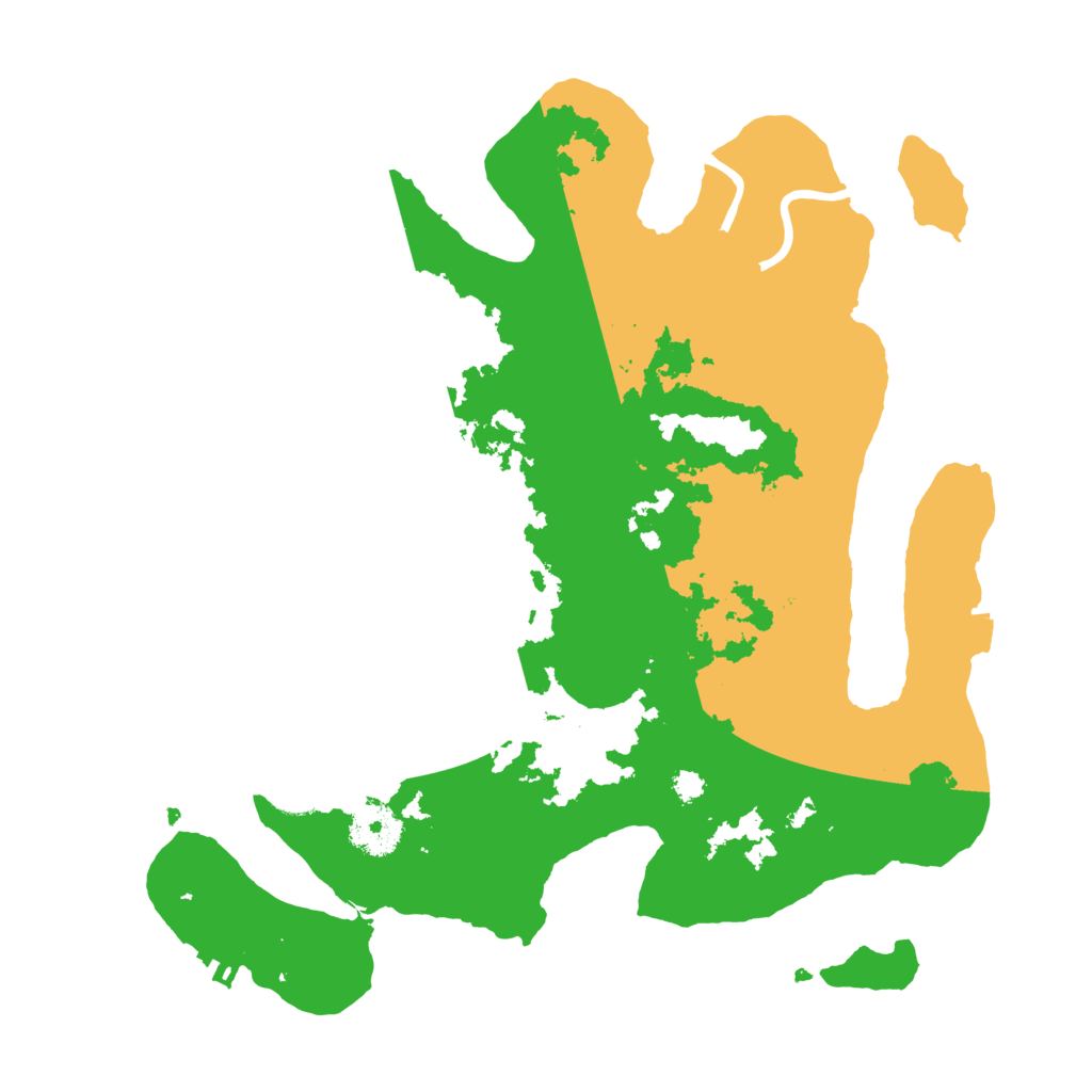 Biome Rust Map: Procedural Map, Size: 3250, Seed: 8565645