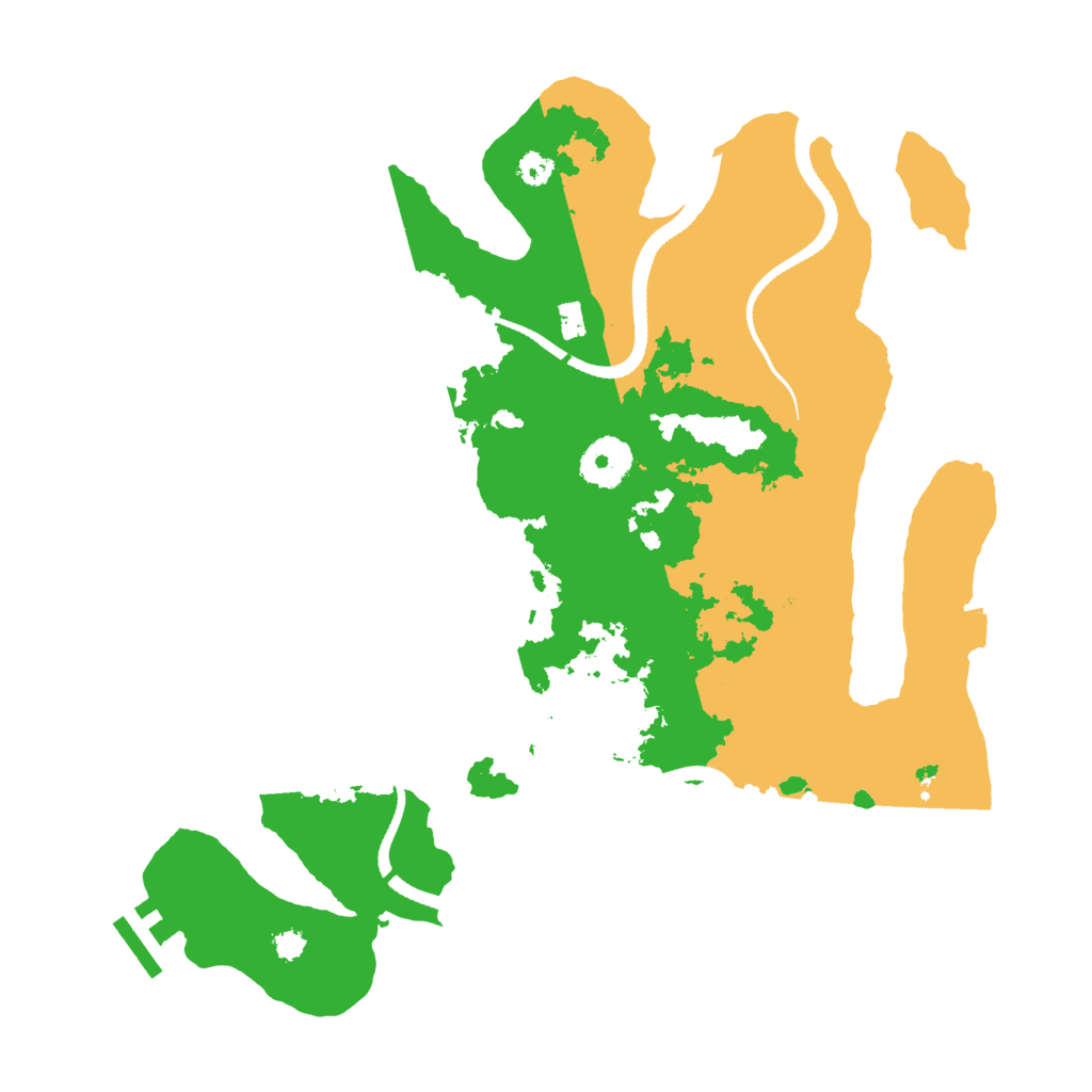 Biome Rust Map: Procedural Map, Size: 3250, Seed: 8565645