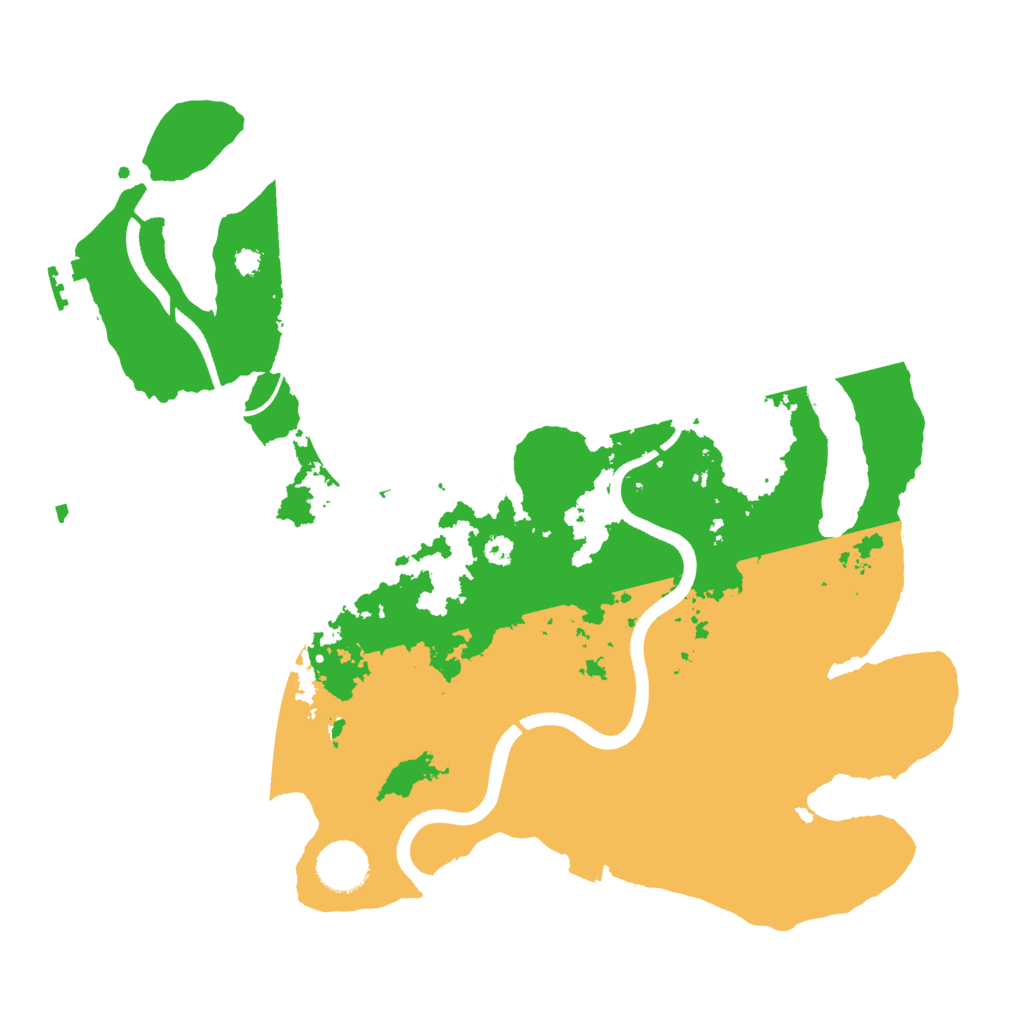 Biome Rust Map: Procedural Map, Size: 3500, Seed: 1956536868