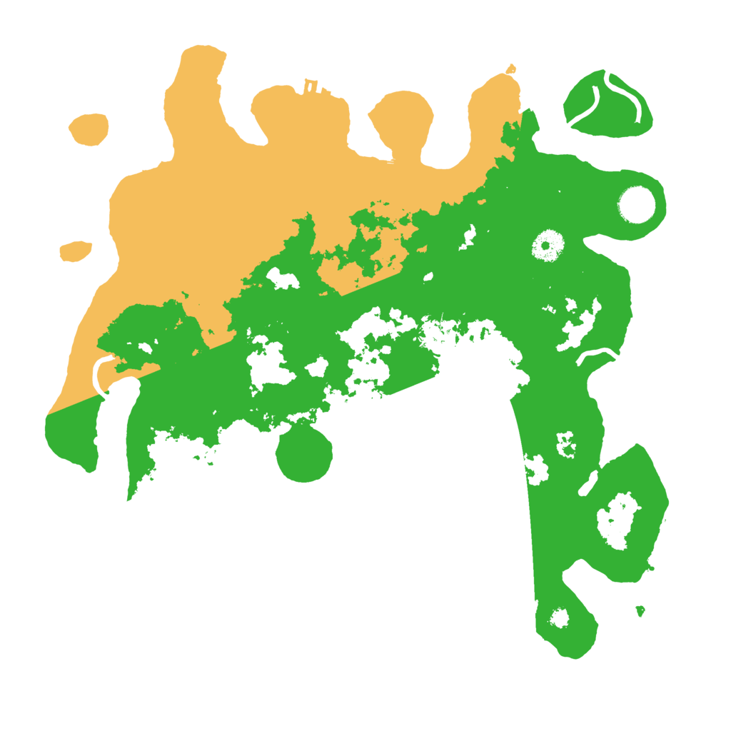 Biome Rust Map: Procedural Map, Size: 3500, Seed: 842054023