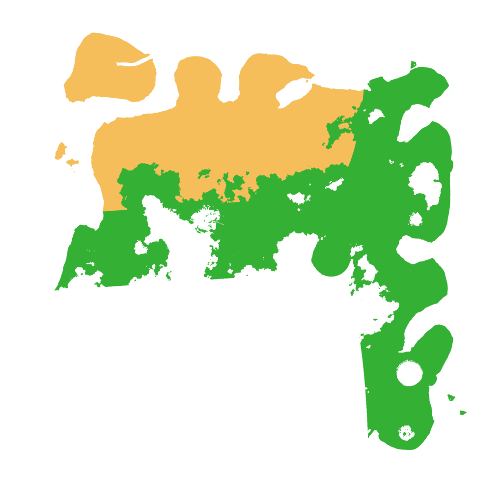 Biome Rust Map: Procedural Map, Size: 3500, Seed: 176772781