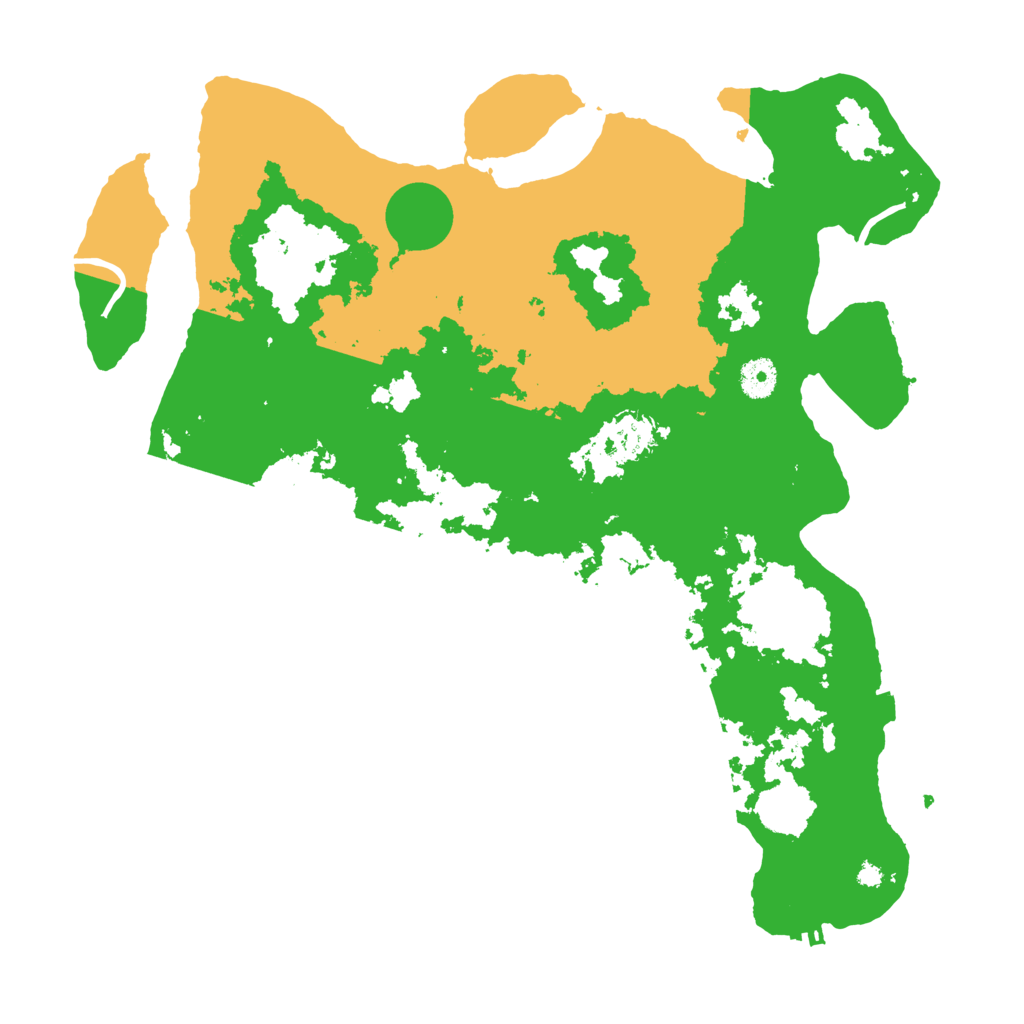 Biome Rust Map: Procedural Map, Size: 4000, Seed: 1711706854