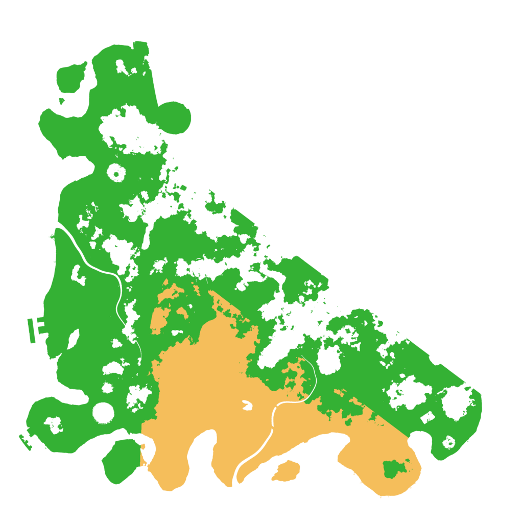Biome Rust Map: Procedural Map, Size: 4300, Seed: 20241961