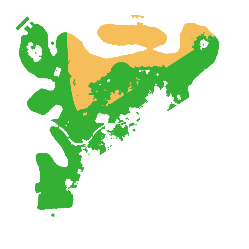 Biome Rust Map: Procedural Map, Size: 3000, Seed: 46978665